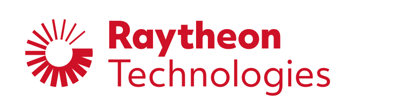 Raytheon Technologies logo featuring a red word-mark