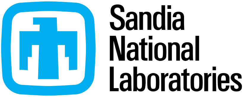 Sandia National Laboratories logo with blue rounded-square icon